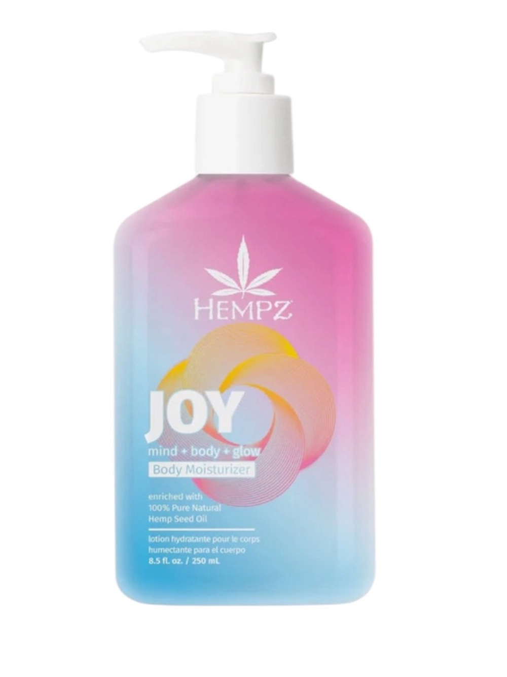 Hempz Joy Gradient Pink and Blue Body Moisturizer